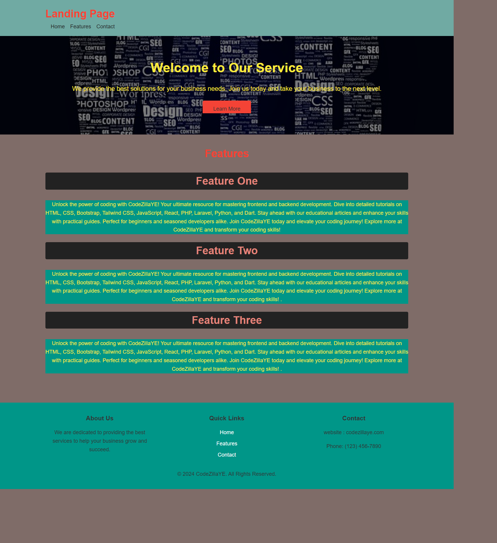 Web Design Project 1